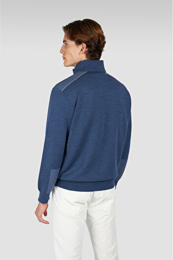 PAUL&SHARK Men's Knitted Wool Zipped Sweater