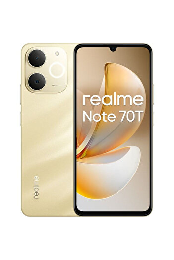 realme Note 70 T Dual SIM (4/128 GB) Gold