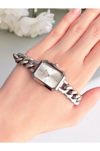 Homies Brand Rectangle Case Women Wristwatch + Gift Bracelet