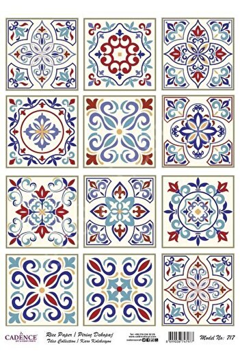 Cadence Brass Decoupage Paper Model - 717