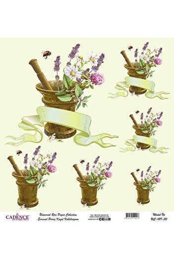 Cadence Universal Rice Decoupage Paper - Uc-129