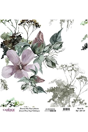 Cadence Universal Rice Decoupage Paper - Uc-027