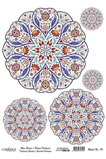 Cadence Brass Decoupage Paper Model - 711