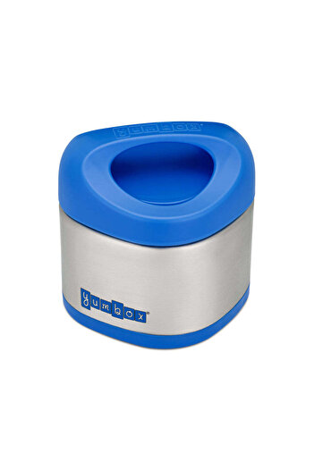 YumBox Cubi Thermal Food Jar for Kids - Easy Carry and Open Lid 10 oz - Surf Blue