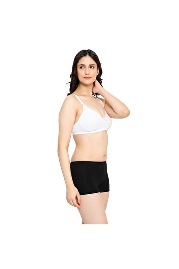 RAJNI Women's T-Shirt Bra PolyCotton Soft Remvable Padding Seamless Medium Coverage WireFree