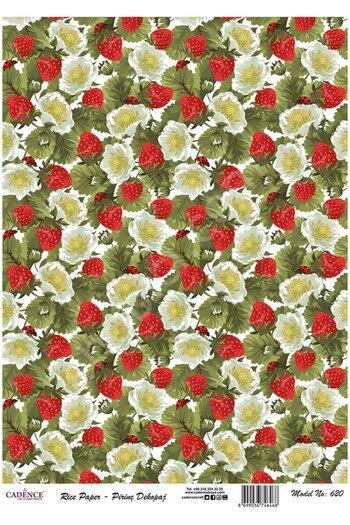 Cadence Brass Decoupage Paper - Model 620