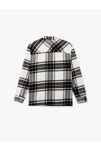 Koton Regular Fit Long Sleeve Classic Collar Lumberjack Shirt