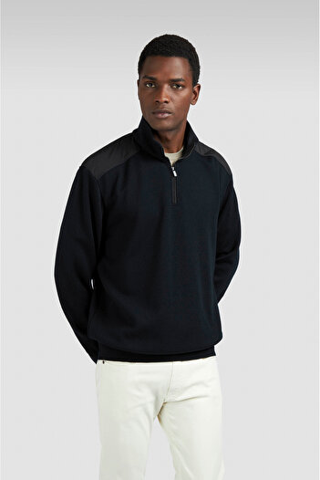 PAUL&SHARK Men's Knitted Wool Zipped Sweater