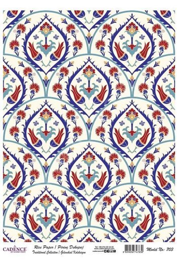 Cadence Brass Decoupage Paper Model - 703