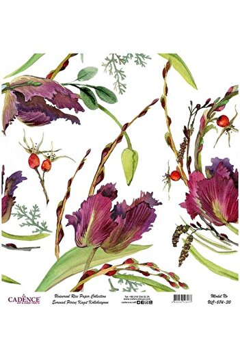 Cadence Universal Rice Decoupage Paper - Uc-074