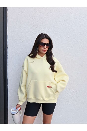 ESRAHELVACI Raised Kangaroo Pocket Sweatshirt