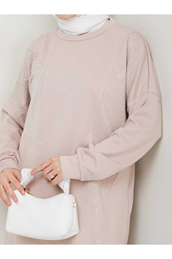 Moda Krash Modal Set with Stone Print Detail