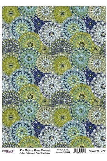 Cadence Brass Decoupage Paper Model - 672