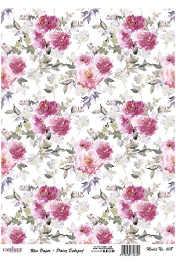 Cadence Brass Decoupage Paper - Model 608