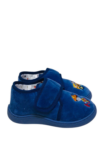 Stella Pendenza Indigo Fire Brigade Kids Unisex Slippers Velcro Comfortable Non-Slip Sole Home Slippers Shoes Kp-2011