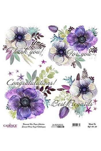 Cadence Universal Rice Decoupage Paper - Uc-110