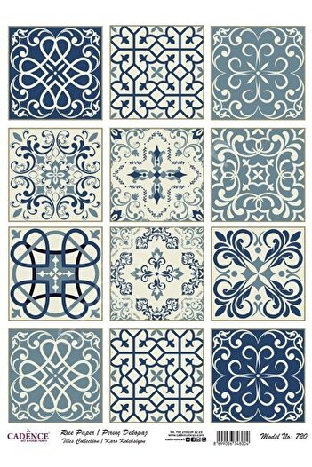Cadence Brass Decoupage Paper Model - 720