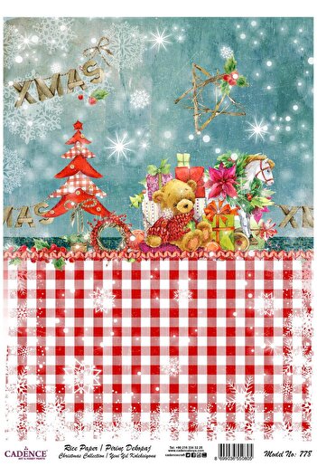 Cadence Brass Decoupage Paper Model - 778