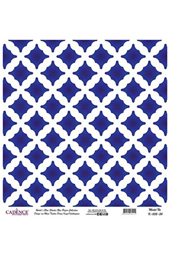 Cadence Blue Shades of the World Rice Decoupage Paper - K-035