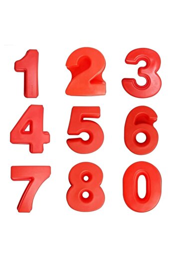 Onuvio Silicone number mold set, 9 pieces, Arabic numerals, for baking, cake, large size 25cm, Onuvio™