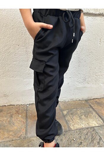 Terry Cargo Sports School Pants
