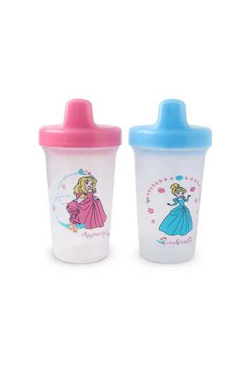 Disney Princess 2-Piece Princess Printed Sippy Cup Set, 300 ml - Assorted