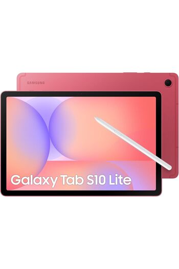 Samsung Galaxy Tab S10 Lite, WiFi Android Tablet, Coralred, 8GB RAM, 256GB Storage, 10.9" 90Hz Displ