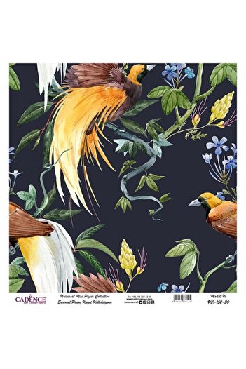 Cadence Universal Rice Decoupage Paper - Uc-152