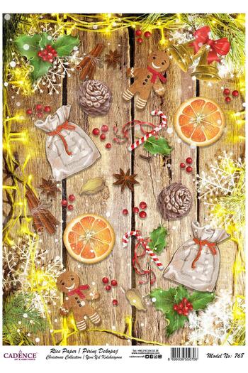 Cadence Brass Decoupage Paper Model - 768