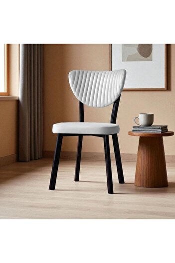 Casafun Set of 4 extra durable chairs, upholstered in Velvet, Gemstone, HoReCa kitchen, living room, black metal frame