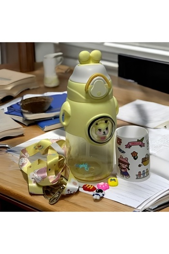 EVİMDM Cute Strap-On Children's Water Bottle
