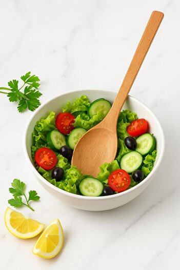 Hangora Wooden Ladle Spoon 32 cm