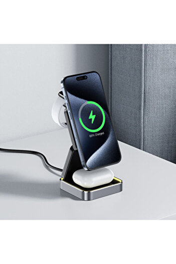 Acefast Wireless Charging Station 3-in-1 MagSafe, 23W, 3A Acefast, E20