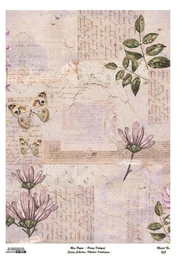 Cadence Brass Decoupage Paper Model - 958