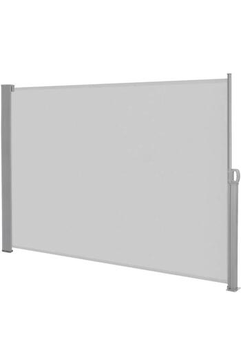 OEM Side privacy screen, extendable, fixing system included, 160x300cm, light grey