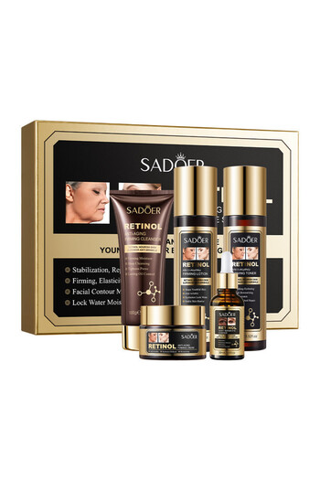 SADOER retinol anti-aging facial care set (5 pcs)