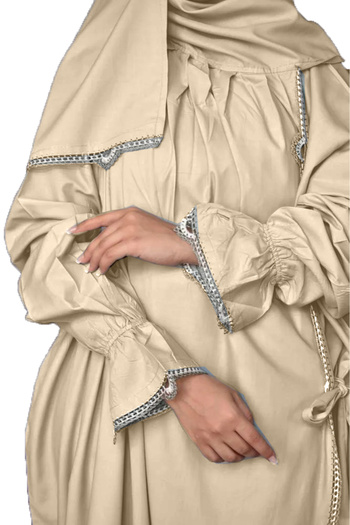 SDD Cool and heavy cotton prayer sheet with attached scarf, wide and comfortable