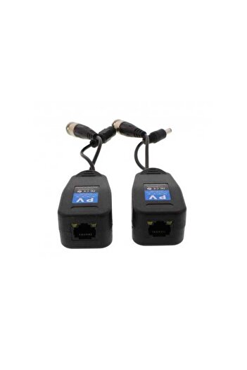 Well Passive HD video balun with RJ45 jack power supply