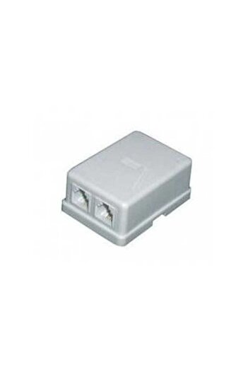 OEM Double RJ11 telephone socket on the plaster