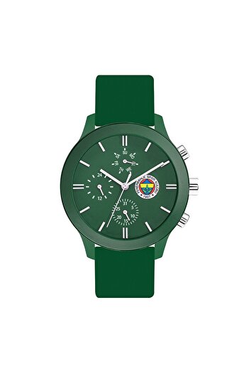Quantum F1085.075 Fenerbahçe Unisex Wristwatch |   Green Silicone Fan Watch