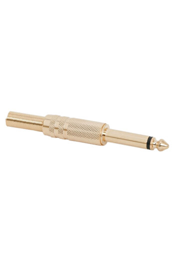 OEM 6.3 mm mono male gold-plated jack plug