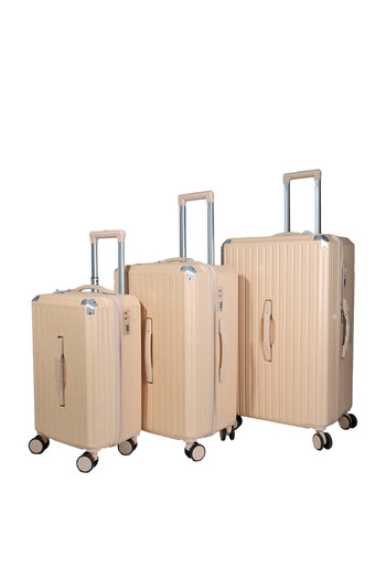 D Dive Luggage Set, 3-piece (20/24/28)" Suitcases Durable Hardshell Luggage