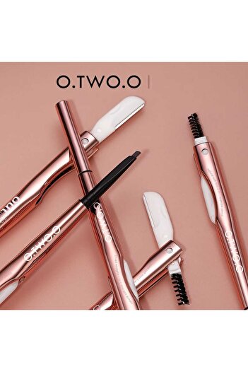O.TWO.O Cosmetics 3-in-1 Eyebrow Pen with Scraper & Brush