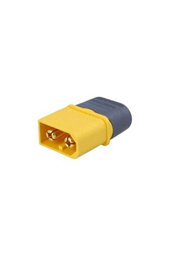 AMASS DC power plug XT60 male 2 pins on cable with solder 30A 500V XT60H-M