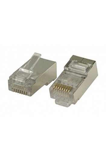 VALUELINE RJ45 plug for STP CAT6 cable, twisted pair, set of 10 pieces