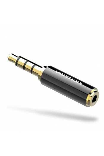 Vention Adapter Jack 2.5 mm female 4 pins - Jack 3.5 mm male 4 pins gold-plated metal BFBB0-DE