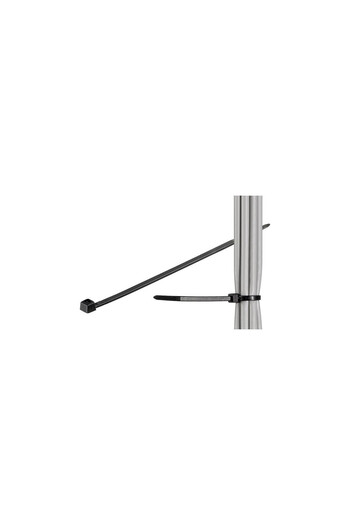 FixPoint Plastic Cable Ties Black 3.5x292mm Interior-Exterior 100 pcs