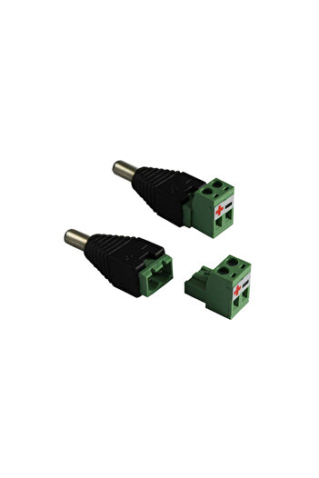 OEM DC power plug 2.1x5.5 male quick coupler terminal block with screw