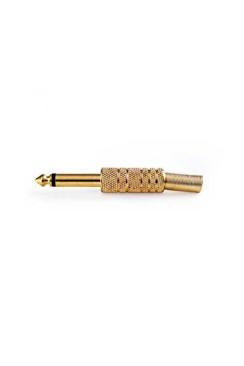 Nedis 6.35 mm jack connector Mono male gold plated 1pc