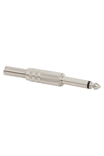 OEM JACK plug 6.3 mm mono male with cable protection